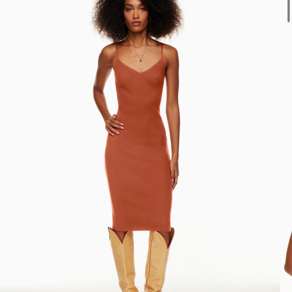 Wilfred
Waltz Dress Copper red